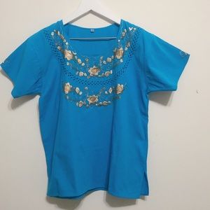 Authentic Mexican Linen blouse